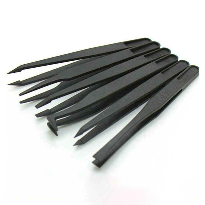 6 шт. антистатические электронные пинцеты Набор ESD пластиковые щипцы PCB ремонт