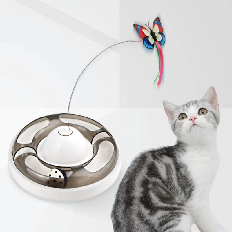 

2021 новые модели двустворчатого кошачья палочка игрушки кошки комплект реалистичный морщинка котенок бабочки котенка выдвижной Интерактив...