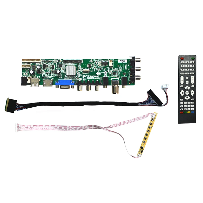 Бесплатная доставка Z.VST.3663 DVB-C DVB-T DVB-T2 набор для платы ЖК-контроллер 17 3 дюймов