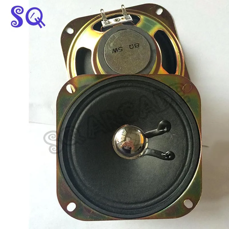 2 шт. квадратный динамик 8 Ом 5 Вт с черной сеткой для игровых автоматов сделай сам