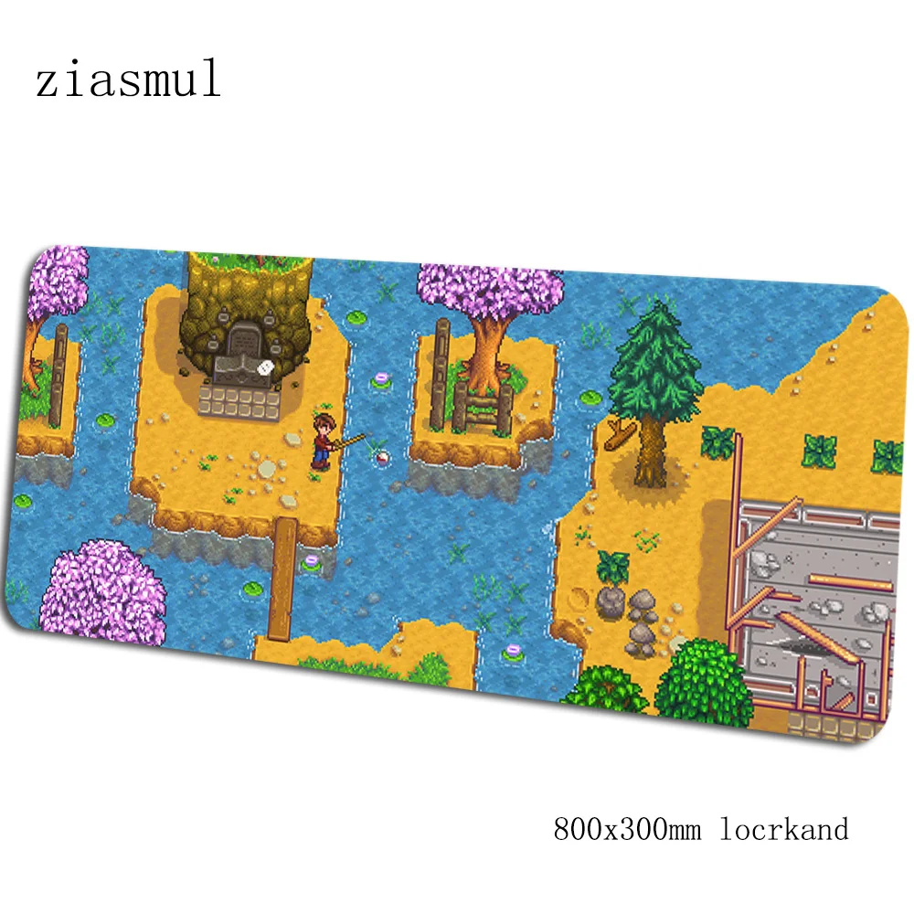 Stardew valley padmouse 80x30 см игровой коврик для мыши с изображением игры HD с узором коврик для мыши геймер компьютерный стол Новое крутое коврик ноутбук с алюминиевым корпусом коврик для мыши ПК - Цвет: pattern 2