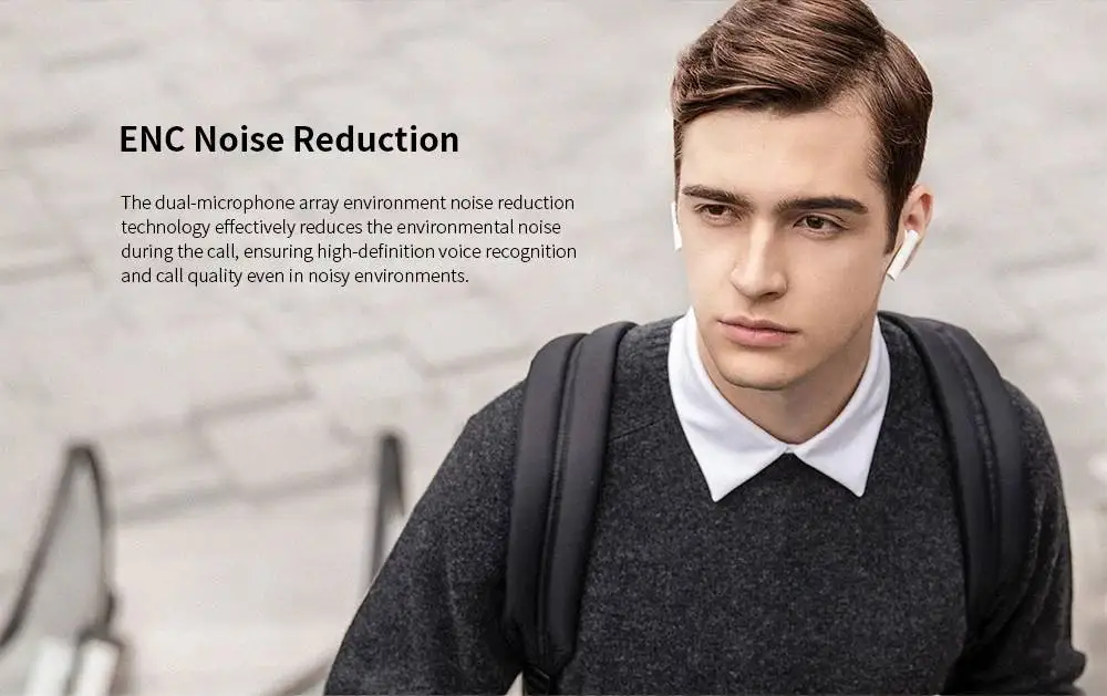 Xiaomi Air 2 TWS bluetooth наушники гарнитура с шумоподавлением LHDC HD 14,2 мм динамический двойной микрофон ENC автоматическая пауза управление