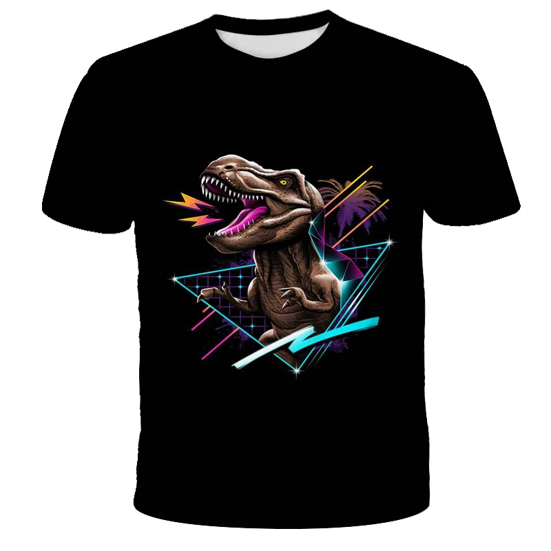 

Hot Jurassic Park T Shirt kids 3D Printed T-shirt Casual Funny Tops Jurassic World Tees Children Boy Girl Cool anime t-shirt