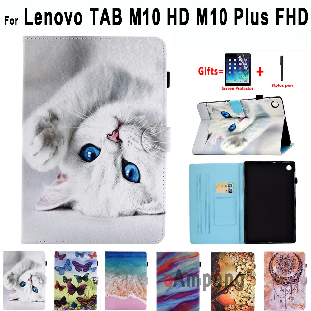 Чехол с милым котом для Lenovo M10 Plus FHD 10 3 ТБ X606F T6B X606X Hd 2nd 1 X306X TB X306F Мягкий