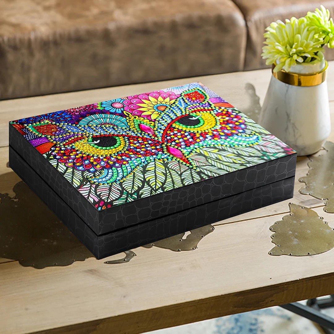 Шкатулка для ювелирных изделий сделай сам коробка специальной формы 5D алмазной