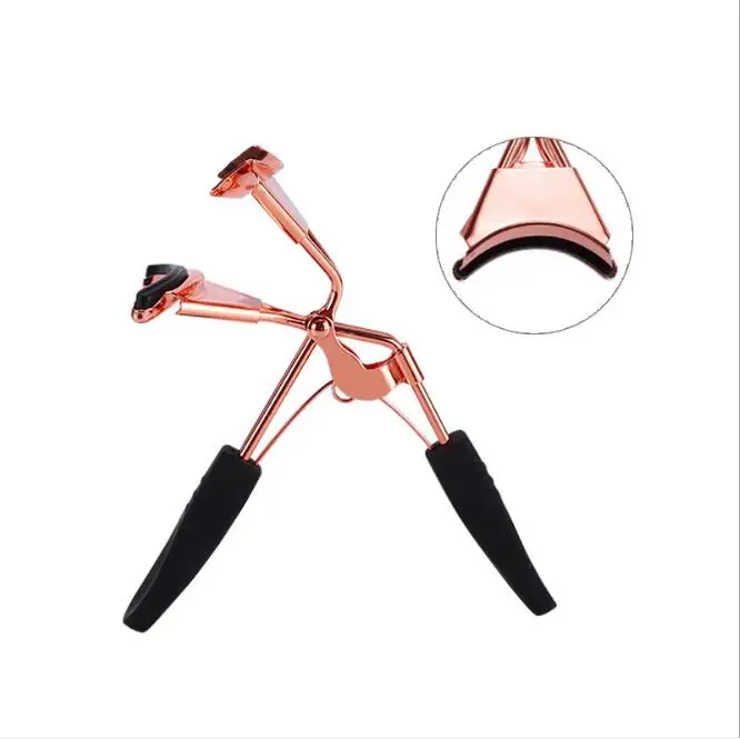 

60Pcs/Lot 180 Degree Curled Lashes Eyelash Curler Rose Gold Local Wide-Angle Curling Stainless Steel Warping Auxiliary HA2351