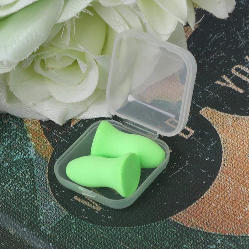 

1 Pair Soft Noise Reduction foam Soft Ear Plugs Sound Insulation Ear Protection Earplugs Protective for Travel Sleep well