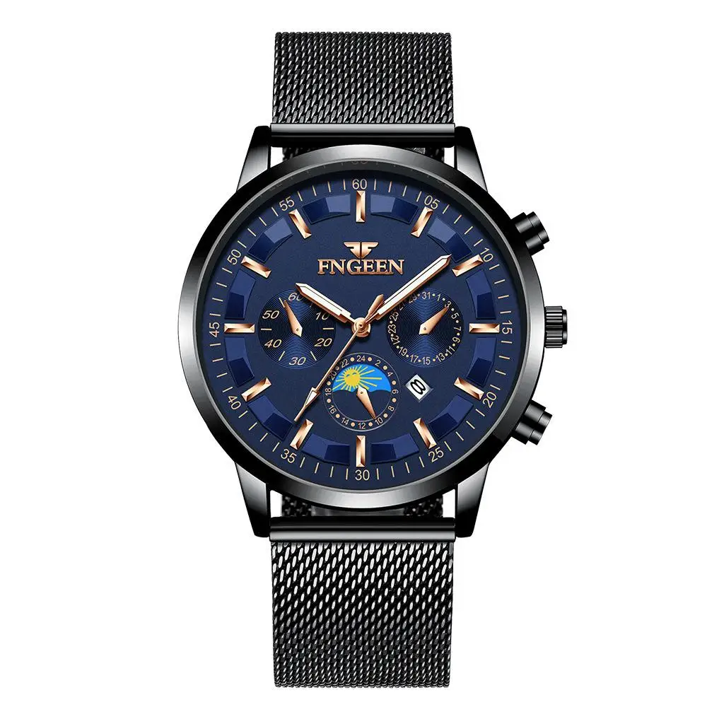 

Relojes Hombre 2020 Fashion Quartz Watch Man Hour Date Analog Display Quartz -Watch Male Clock Erkek Saat Business Men 'S Watche