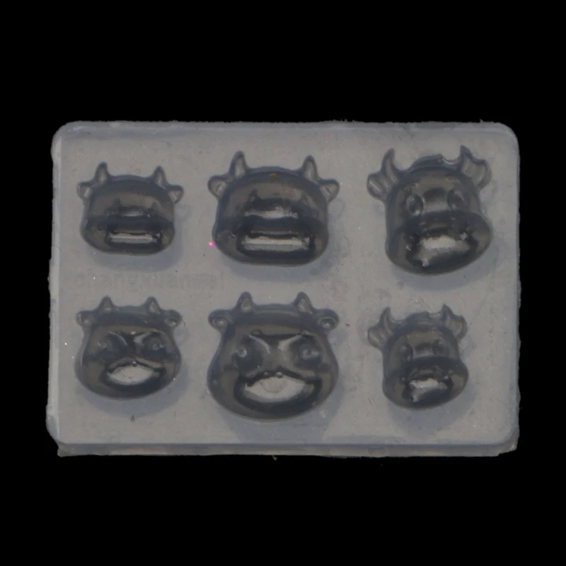 

Брелок LXAD, мини-брелок в виде милой коровы, подвеска для ожерелья, поделки, инструменты для литья ювелирных изделий