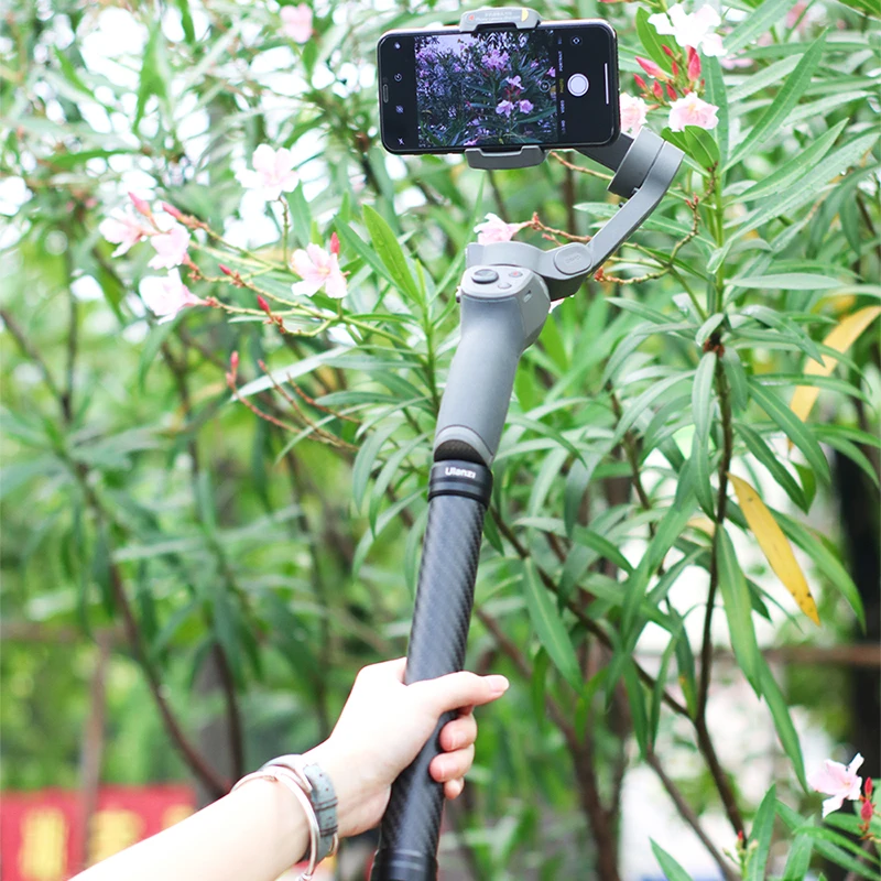 2021 New Carbon Fiber Extension Pole Stick DSLR Stabilizer Phone Gimbal Rod Monopod for DJI Ronin S Moza Air 2 Zhiyun Crane | Электроника