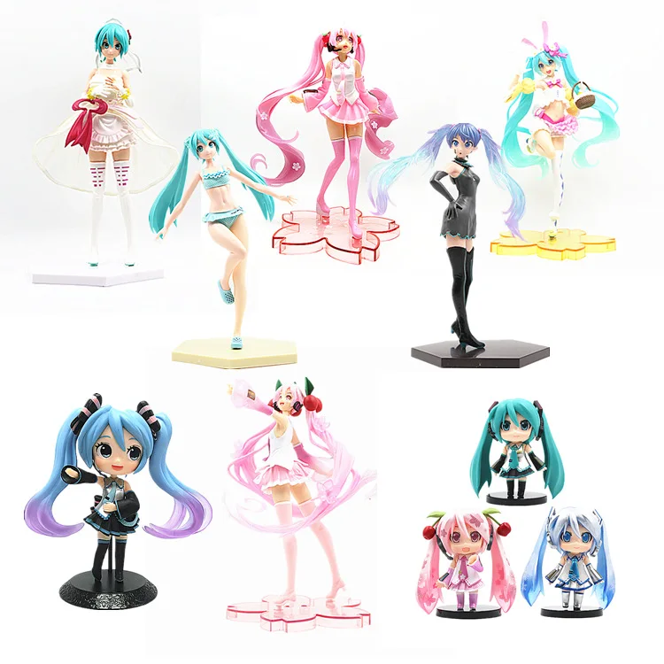 

10-20 см аниме модель Hatsune Miku экшн-фигурка кукла из пвх декоративный подарок
