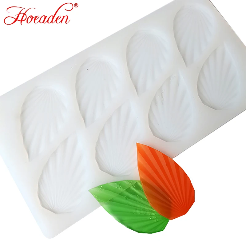 

DIY 3D Ruffled Leaf Shape Silicone Mold Cake Decorating Tools Cupcake Chocolate Mould Decor Muffin Pan Baking StencilAA