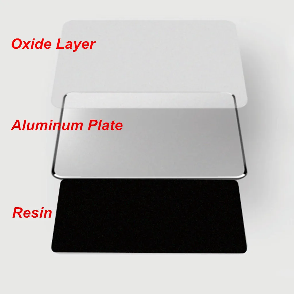 Металлический алюминиевый коврик для мыши.