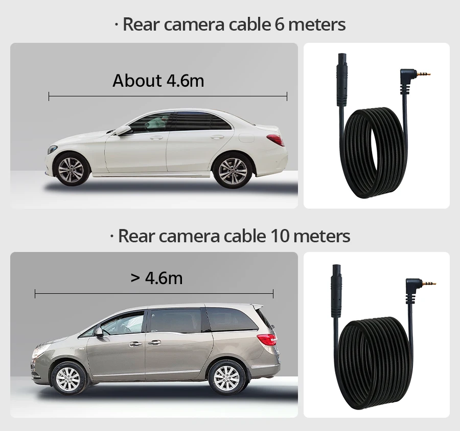 Зеркало заднего вида E-ACE видеорегистратор с камерой 10 0 дюйма FHD 1080P двойным