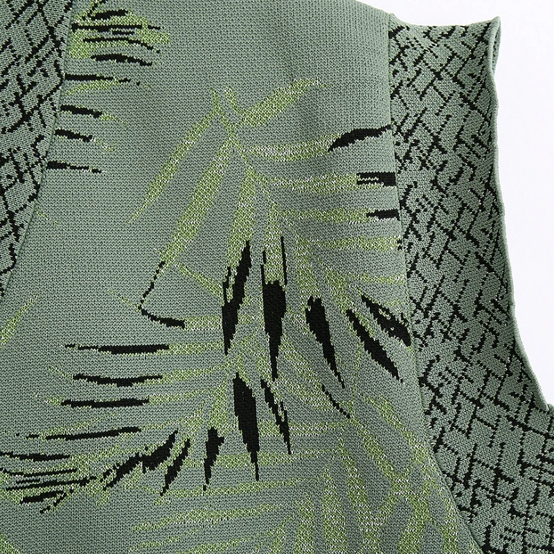 Женская винтажная блузка с v образным вырезом лоскутный принт тропических