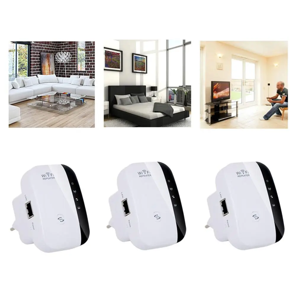 Фото Мини повторитель Wi Fi 300 Мбит/с 2 4 ГГц Усилители сигнала Мини повторитель Wi Fi 300 Мбит/с 2 4 ГГц Усилители сигнала