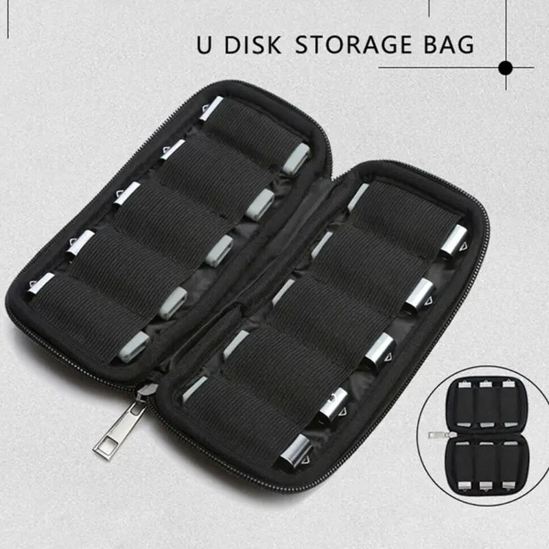 

U Disk Bag Organizer Case Storage Flash Drives Portable USB Protective Dustproof