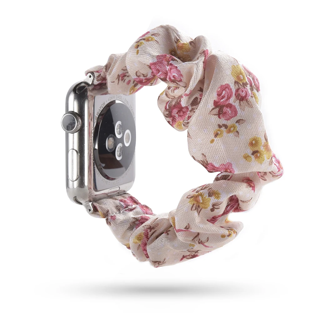 6 Эластичный ремешок для apple watch band 44 мм 40 мм apple watch 5 4 3 2 1 iwatch band 42 мм 38 мм Женский браслет аксессуары для часов - Цвет ремешка: 6