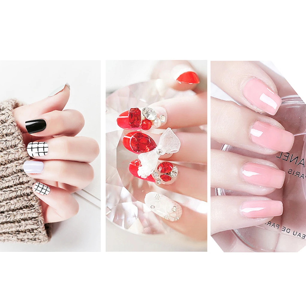 24/12 шт. Двусторонняя накладные клей для накладных ногтей лента клеем Стикеры