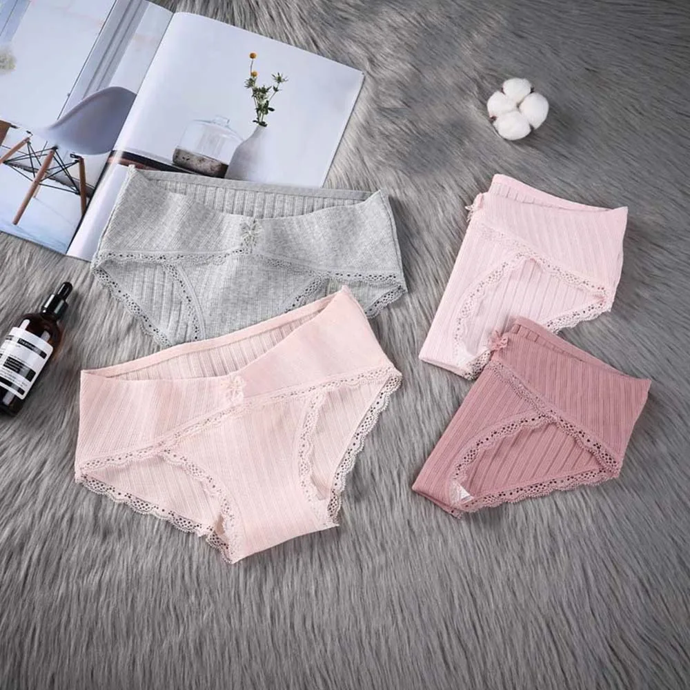 1 шт. хлопковые трусики для беременных с заниженной талией|Женские трусики| |