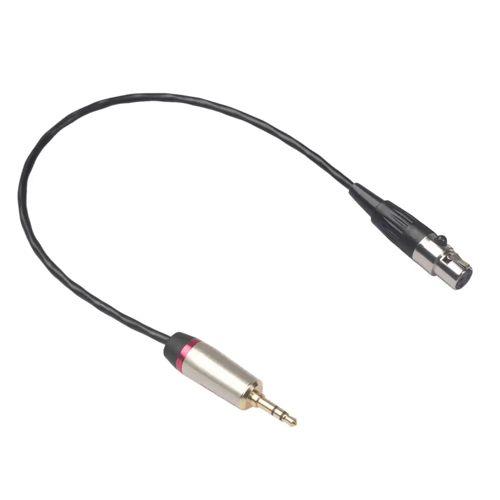 Gold Plated Extension Cable Mini XLR 3Pin Female to 3.5mm TRS Stereo Microphone Rugged and Durable Contact Performance | Электроника