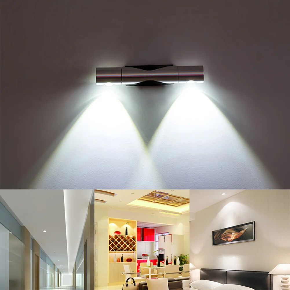 

Led Wall Light Bed Lamp AC85~265V Hotel Restroom Bathroom Bedroom Wall Lamp 6W