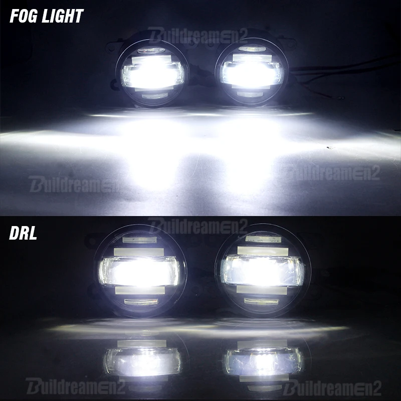 2IN1 Car Fog Light Assembly LED Daytime Running DRL 36W 12V For Honda Accord CR-V City Insight Pilot Crosstour CR-Z Fit