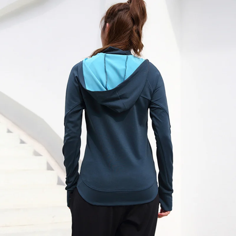 Женская спортивная куртка для занятий йогой и фитнесом Повседневная дышащая