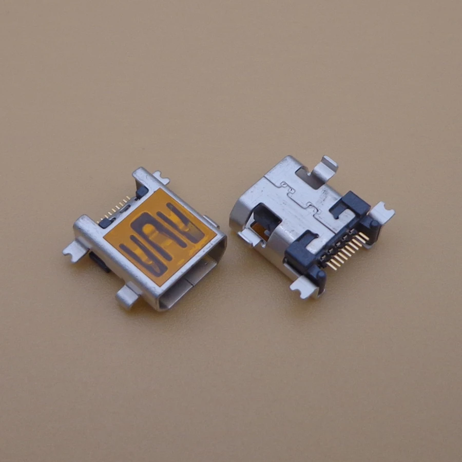 50 шт. микро 8P порт Гнездо для зарядки мини usb разъем 8-контактный MP3 MP4 GPS и т. Д. 4 ноги