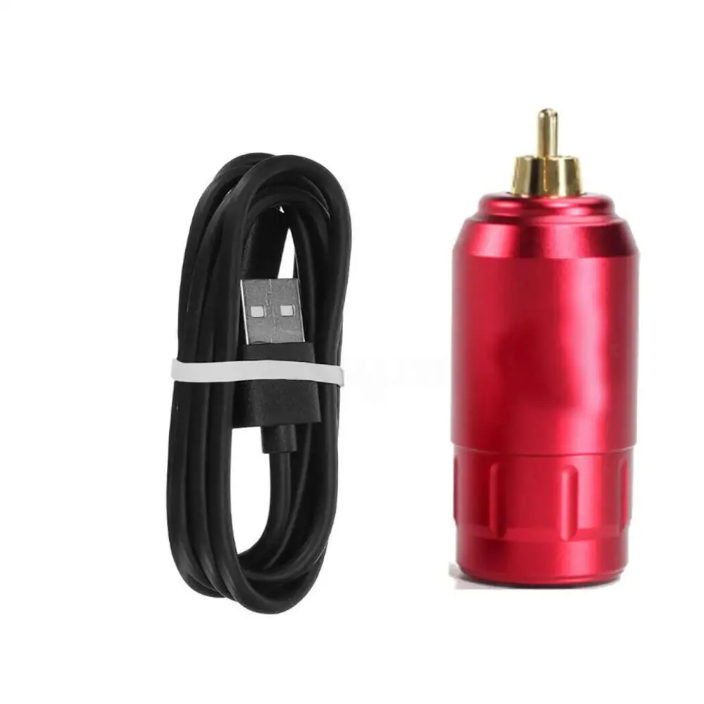 

Tattoo Machine Pen Supply Mini Wireless Power Grey Black For Tattoo Rotary Machine Pen RCA Connection Tattoo Power Supply