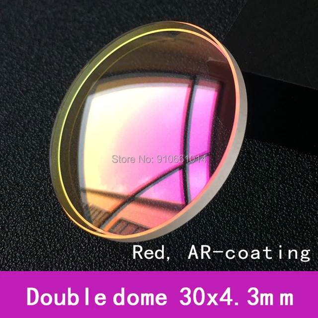 Сапфировое стекло Monster Double dome 30*4,3 мм для бренда Seiko SKX031 SRP307K1 SZEN002, Кристальные часы