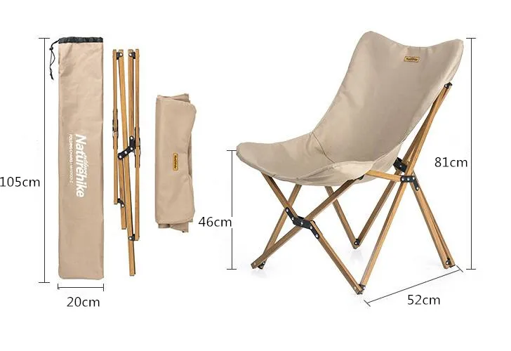 Современный складной стул с бабочкой алюминиевая рама портативный открытый