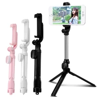 universal wireless bluetooth selfie stick tripod for iphone samsung huawei xiaomi mobile phone selfie stick shutter 360 rotating