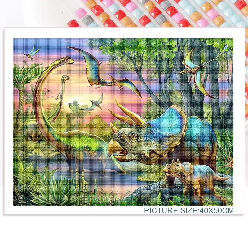 

Diy Cute Animal Decoration Diamond Painting Panda Giraffe Dinosaur Home Decoration Mosaic Square Diamond Round Diamond Handmade