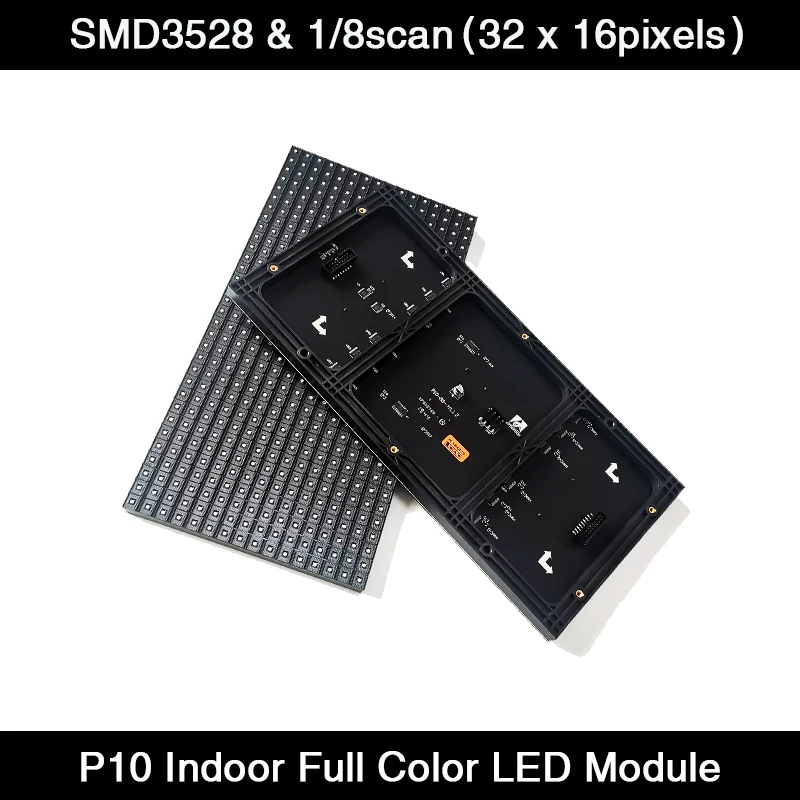 

40 шт./лот P10 модуль панели для помещений полноцветный 320*160 мм 8 сканирование 32*16 пикселей SMD3528 рекламный светодиодный экран дисплея 2 года гара...
