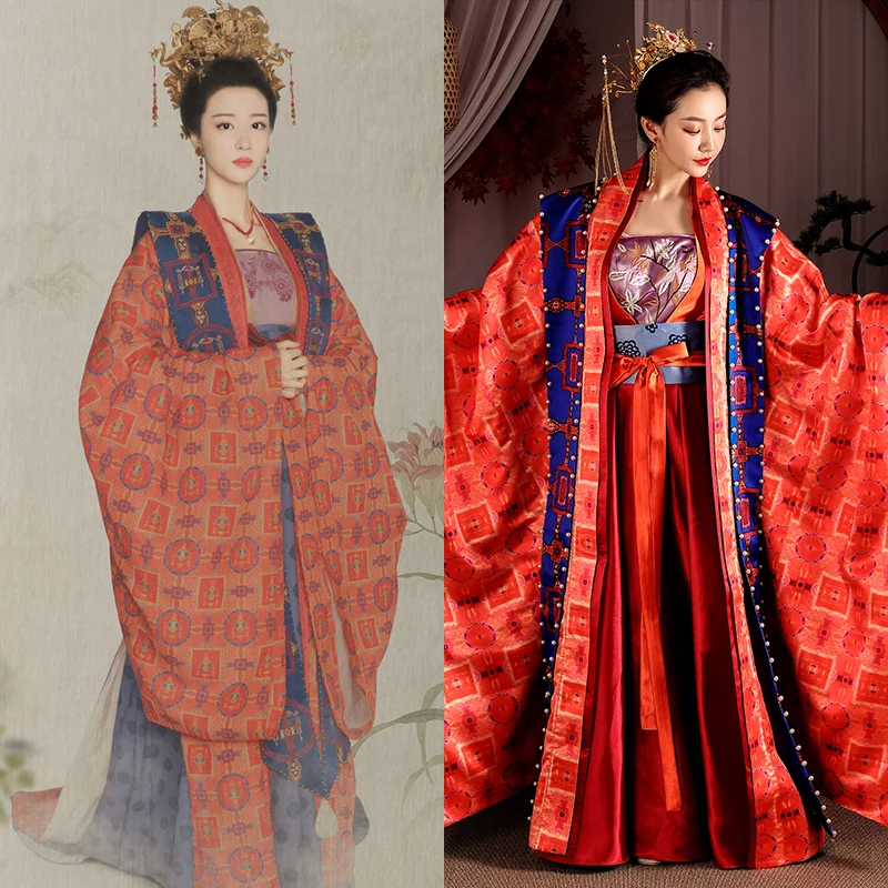 

2021 new Costume of the Song Dynasty Hanfu Queen's dress Royal concubine's troupe performing in palace high quality