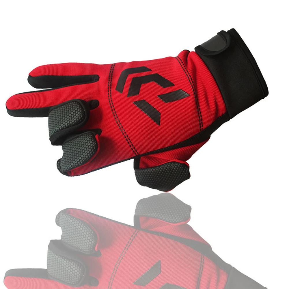 

3 Fingers Cut Outdoor Sport Hiking Gloves Dual Purpose Warm Fishing Gloves