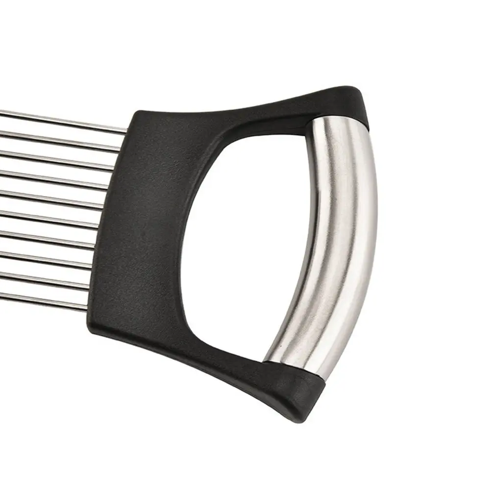

Stainless Steel Onion Fork Needle With Comfortable Handle High Hardness Slicing Tool Vegetables Cutting Kitchen Accessory Gadget