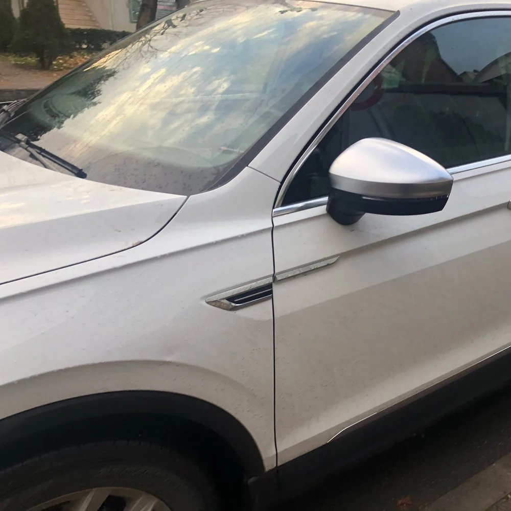 Крышка зеркала заднего вида для VW Tiguan Allspace L MK2 2017 2018 2019 матовый хром | Автомобили и