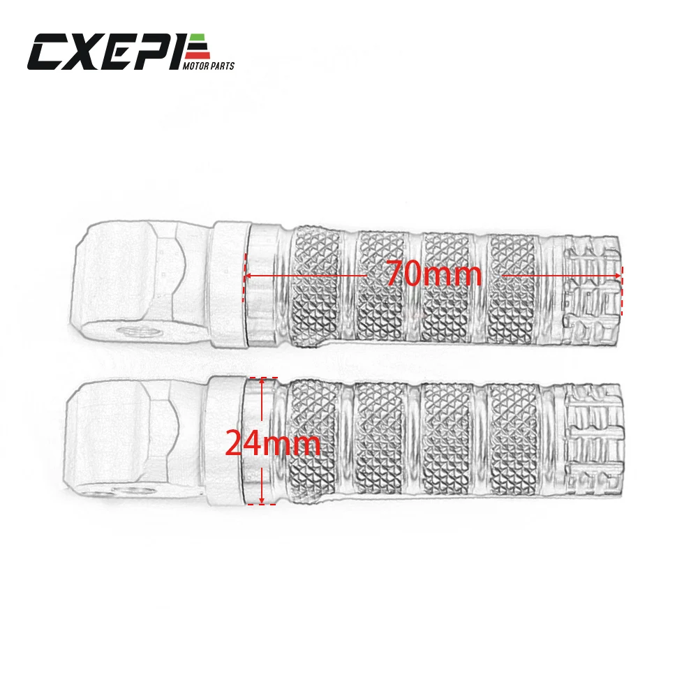 

Universal Rear Footrests For Yamaha FZ1 FZ1 2006 2007 2008 2009 2010 2011 2012 Fazer Foot Pegs Footrest Motorcycle Accessories