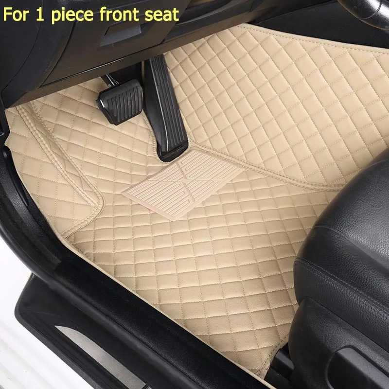 Only for 1 piece KADULEE пользовательские автомобильные коврики для Mitsubishi Все модели для Outlander, pajero ASX Pajero sport lancer galant Lancer-ex grandis foot - Название цвета: Only for 1 piece