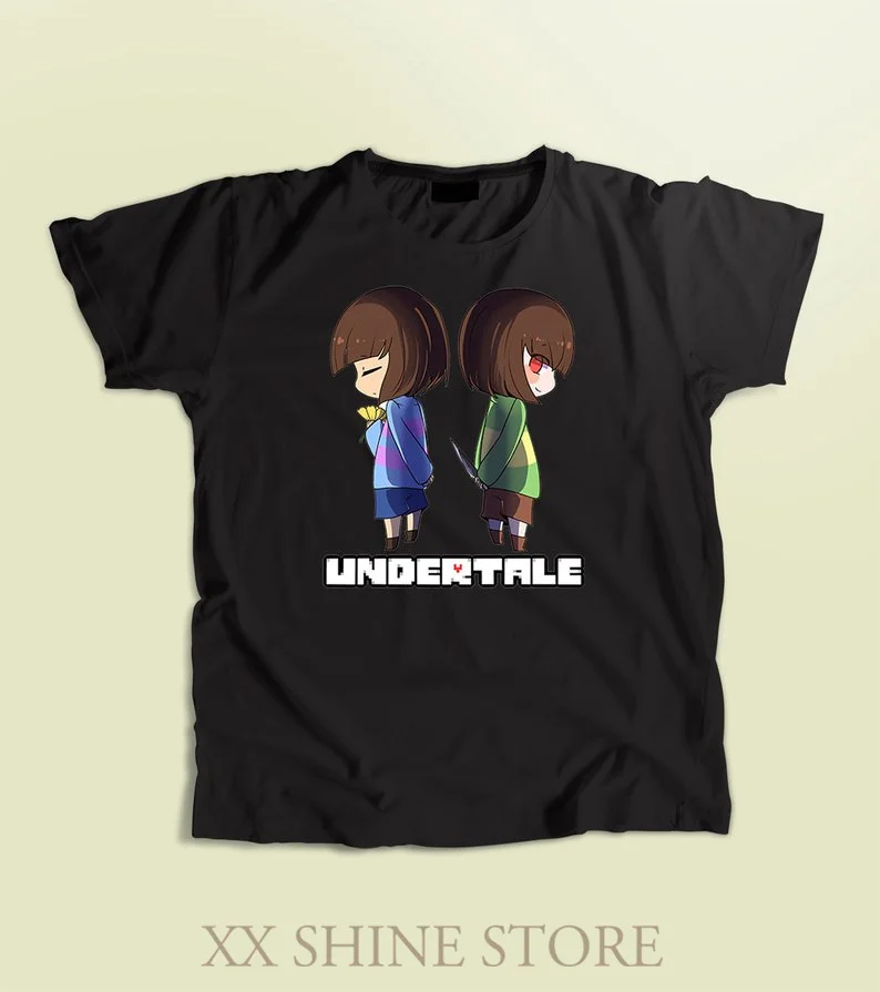 Детская футболка с надписью Undertale для мальчиков и женщин Футболка унисекс