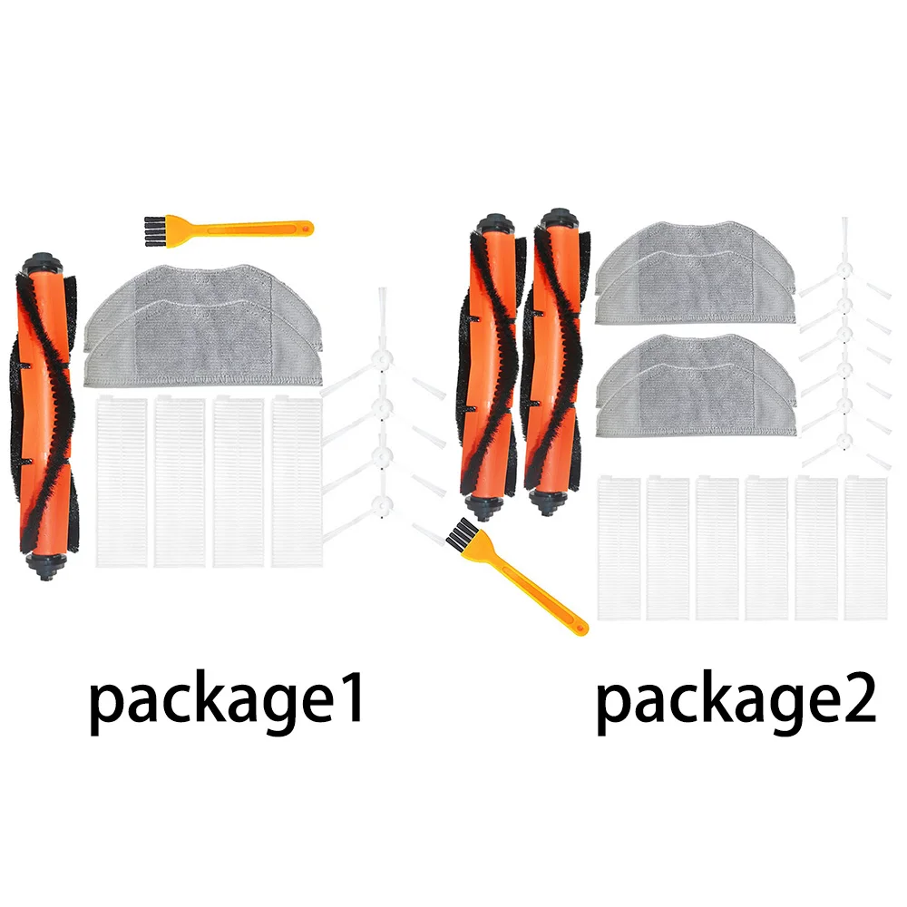 

Main Brush Side Brush Filter Dishcloth Set For Xiaomi Mijia G1 Vacuum Cleaner Cleaning Brushes Set Optional