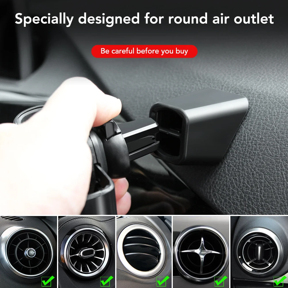 Автомобильный держатель для телефона база зажим воздуховыпускного отверстия