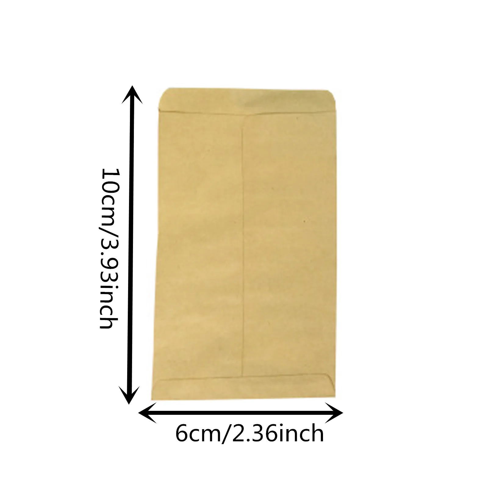 

100pcs Vintage Kraft Paper Seed Bag Pouch Thickened Seed Bag Kraft Paper Bag Envelope Storage File Storage Bag#p30