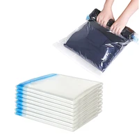 multi purpose clear storage compression bags portable folding luggage travel organizer vacuum seal bags for clothing space saver