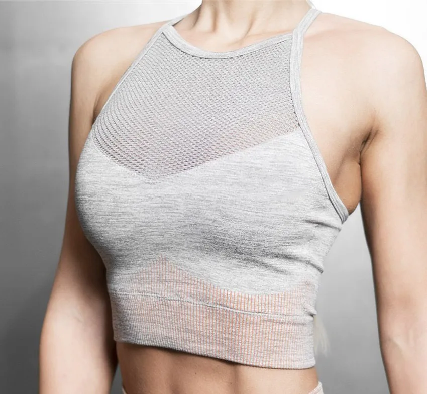 CB253 grey bra Бесшовные шорты для фитнеса и йоги с высокой талией, шорты для йоги, розовые шорты из спандекса для тренировок - Цвет: CB253 grey bra