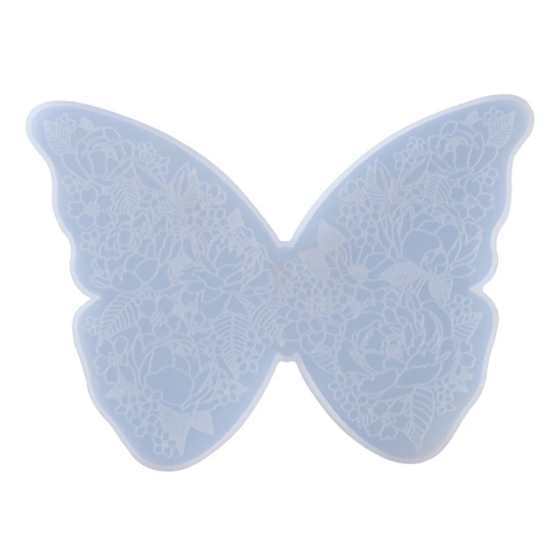 

Moon/Butterfly/Shell Carved Flower Coaster Epoxy Resin Mold Cup Mat Casting Silicone Mould DIY Crafts Placement Mold