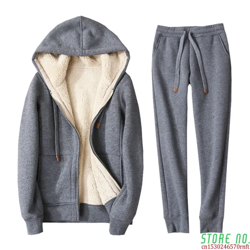 

Autumn Winter Sweatshirt Women Plus Velvet Oversized Hoodies Jacket Long Sleeve Sweatshirt Sportswear Warm Women's Hoodies Z64