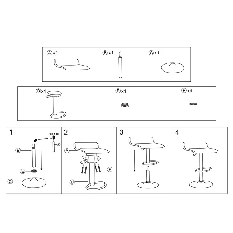 2 шт. регулируемые барные стулья из синтетической кожи| |